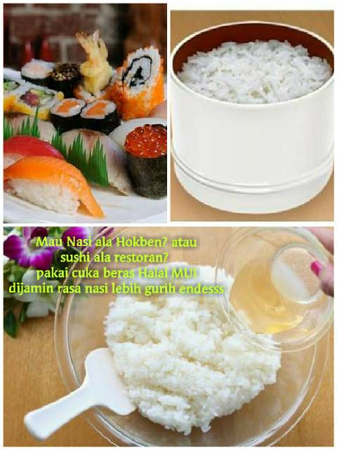 Cuka jepang 100ml 200 ml cuka sushi cuka nasi seasoning rice vinegar halal mui nasi jepang cuka beras