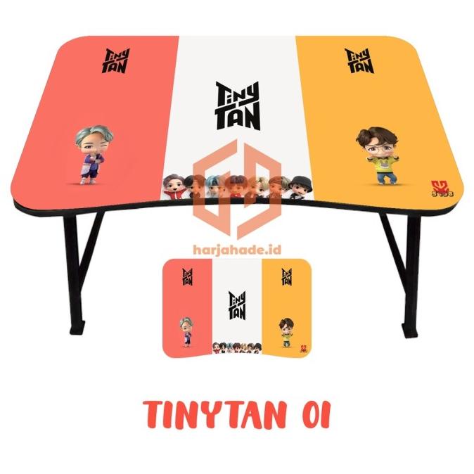 MEJA BELAJAR LIPAT KARAKTER TINYTAN BT21 BTS TINY TAN ANAK