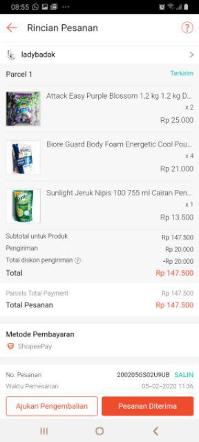 Sunlight Jeruk Nipis 100 755 Ml Cairan Pencuci Piring Refill