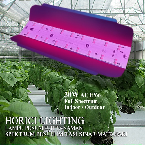 MEREK HORICI 220V 30W Lampu penumbuh tanaman  Tumbuhan Hidroponik indoor dan outdoor Plant Growth Lampu lampu tumbuh buah cepat