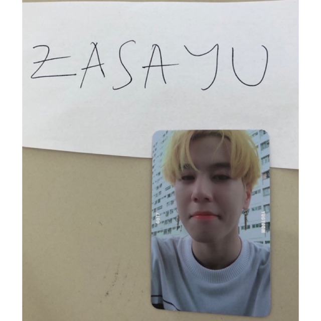 Yugyeom got7 official photocard (pc) selfie ver 7 for 7