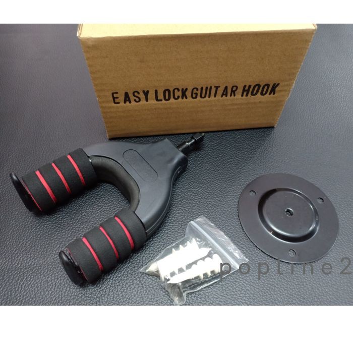 Gantungan Gitar dengan Lock / Hanger Guitar Easy Lock