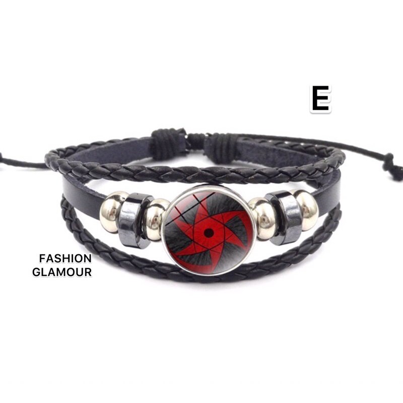 GELANG ANIME NARUTO SASUKE MADARA SHARINGGAN RINNEGAN UCHIHA ITACHI IMPORT 3D ORIGINAL