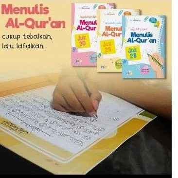 Paket buku menulis Al quran Juz 28 29 30-menulis Alquran juz 28 29 30