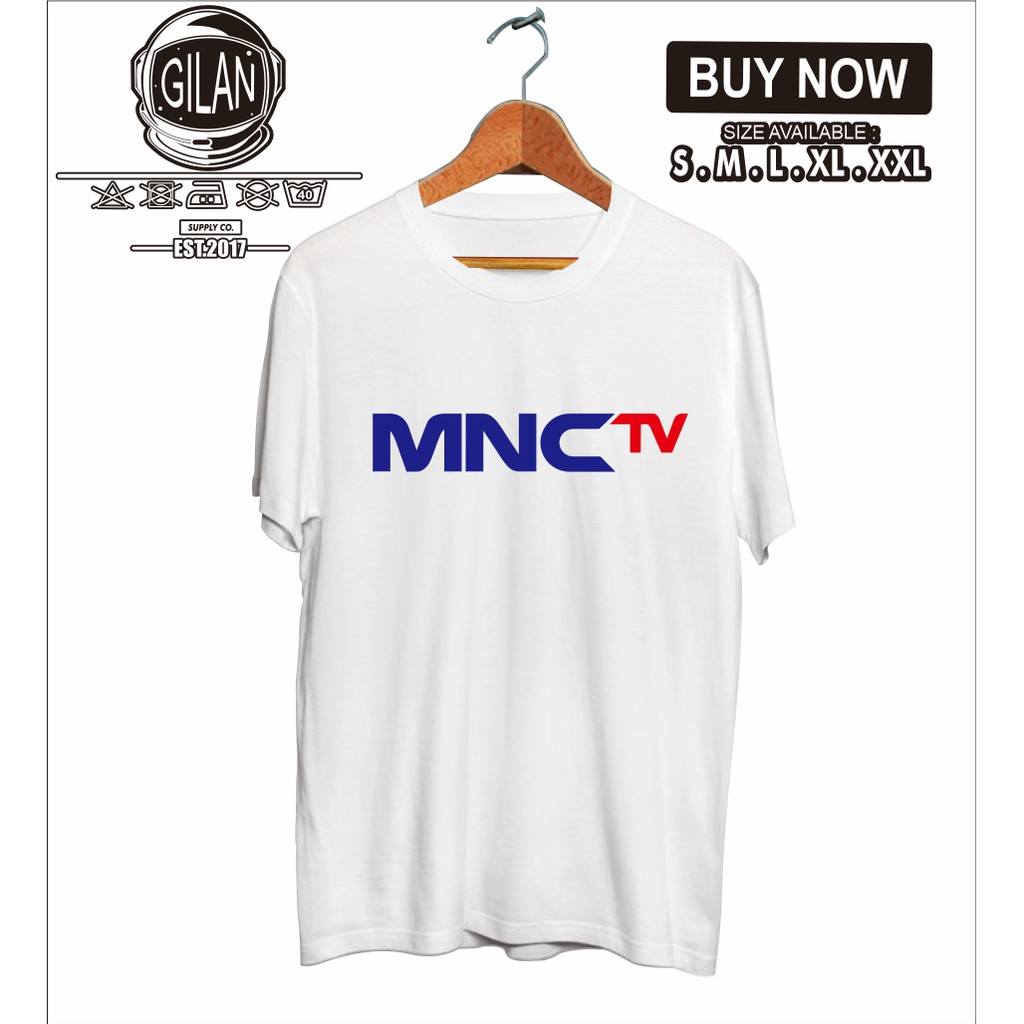 KAOS BAJU DISTRO MNC TV TELEVISI RCTI GLOBAL TV -