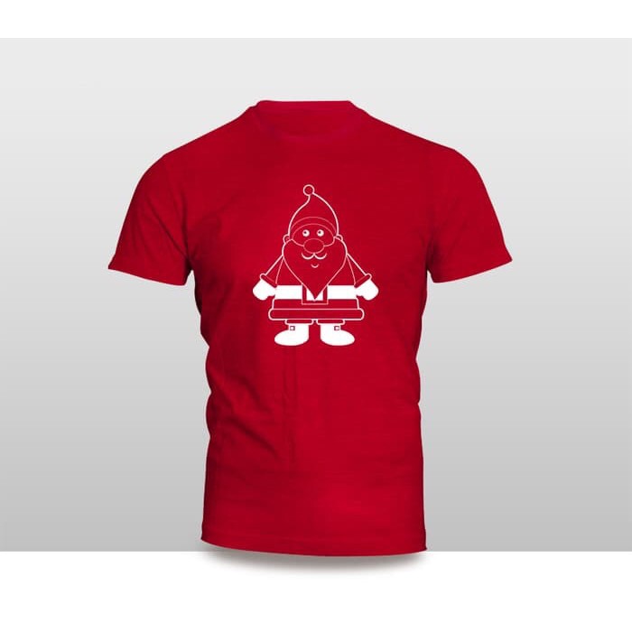 KAOS combed 30s NATAL SANTA STAND BAJU TSHIRT NATAL