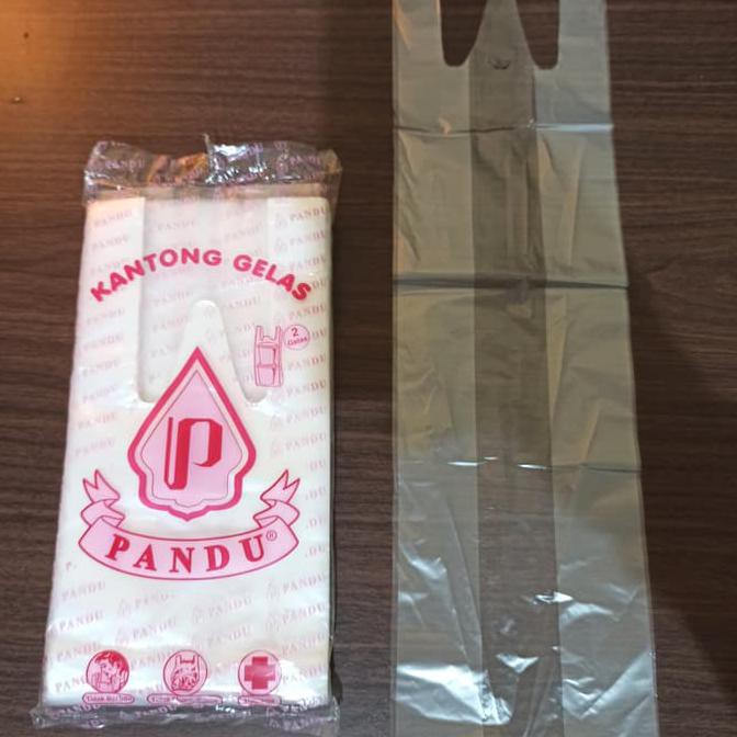 Kantong Plastik Double cup / plastik take away 2 gelas
