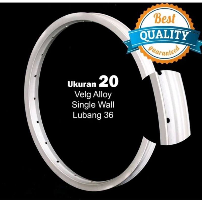 velg 20 inch 36 hole velg alloy rims sepeda velg sepeda 20" rims alloy