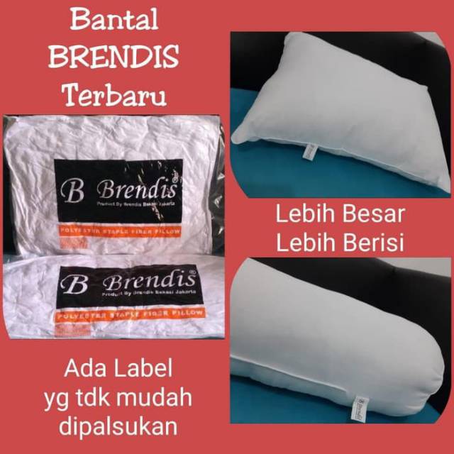 Bantal Atau Guling Tidur Kepala Brendis Atau Nicoking Empuk Lembut Tebal Mewah