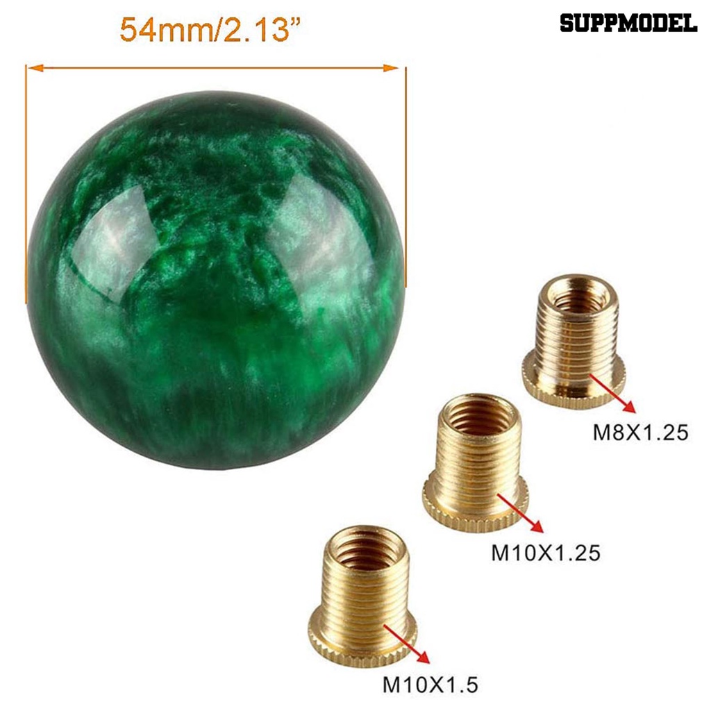 Suppmodel Knob Tuas Perseneling Mobil Manual Universal Bentuk Bola Bahan Akrilik Resin Anti slip