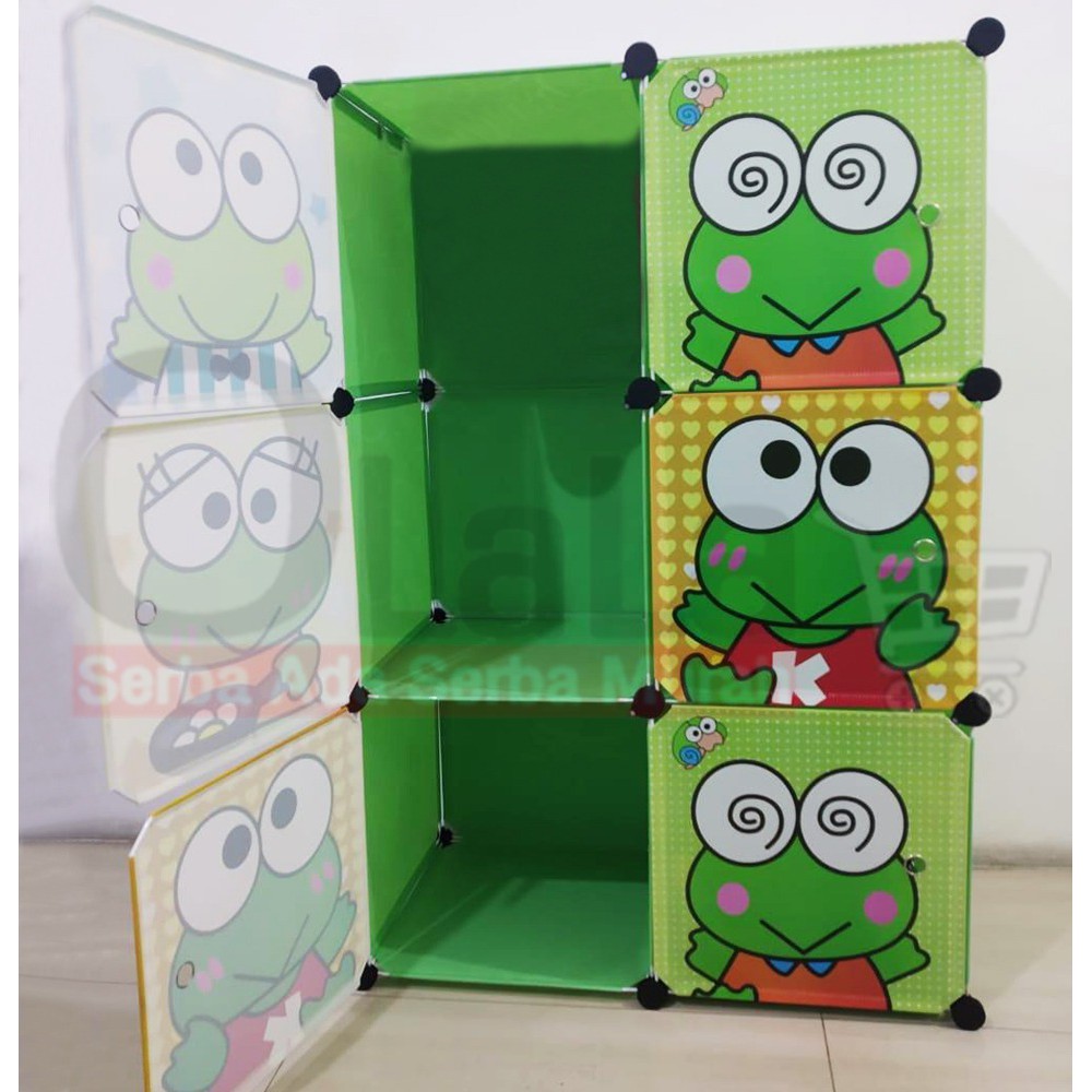 Lemari plastik susun 6 Keropi OLL 603-7