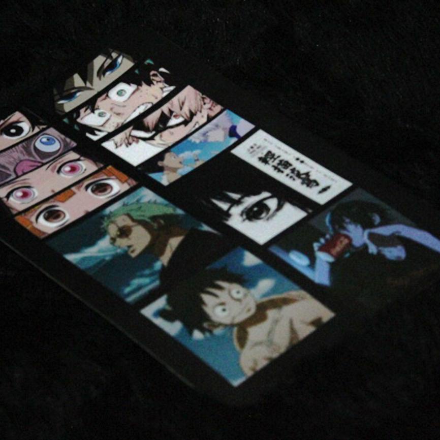 

Star Sticker Aesthetic Anime | Sticker Kiss Cutting Laptop, Koper, & HP |One Piece, Kimetsu, Boku no