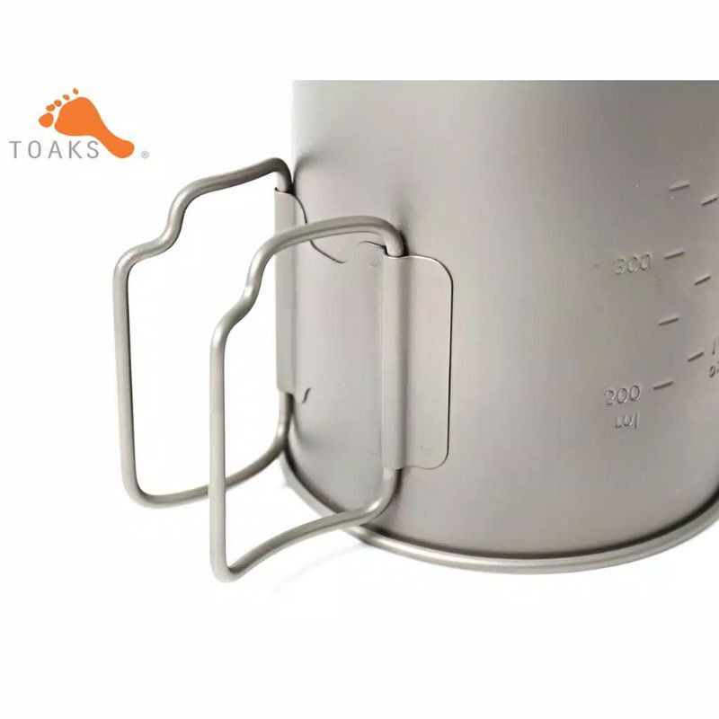 Toaks titanium 750ml pot Ultralight camping cookware