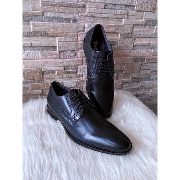 PSPGN.CO | ORIGINAL BRAND PLAYBOY PH3367BK IN HITAM SEPATU PRIA KULIT OXFORD PANTOFEL TALI IN FORMAL