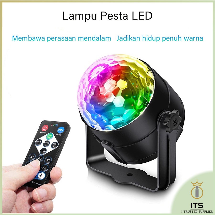 ITS Lampu Disco Pesta Cahaya LED Party Light Lampu Panggung Ambient Light EU Steker