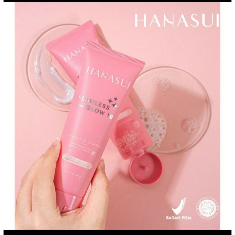 Hanasui flawless glow 10 facial wash