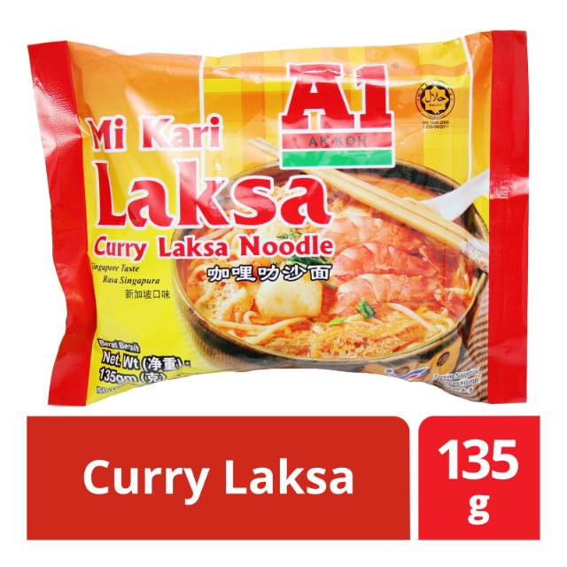 

A1 Mie Instan Kari Laksa - Curry Laksa Noodle 135gr