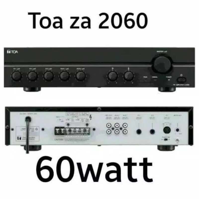 Amplifier Toa ZA-2060 Toa 60Watt Original