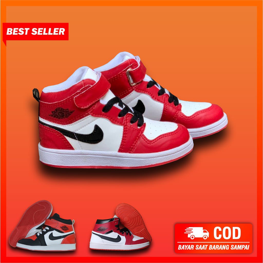 SEPATU ANAK,NIKE AIR JORDAN 1 PREMIUM QUALITY