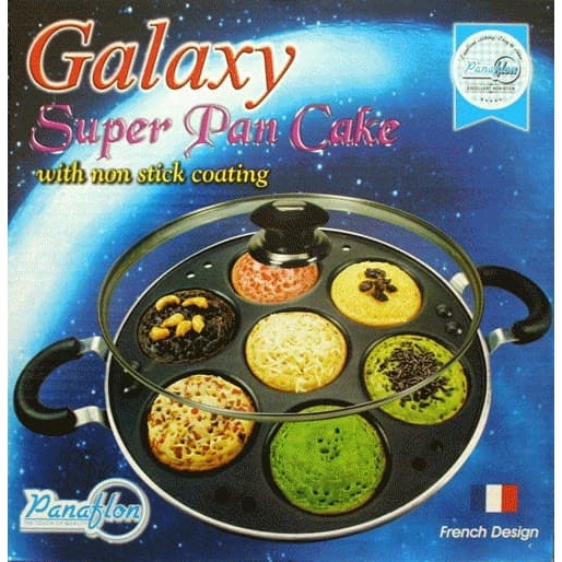 Galaxy Super Pan Cake 7 Lubang Dengan Lapisan Anti Lengket