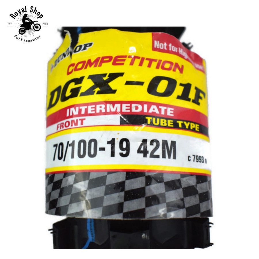BAN LUAR MOTOR TRAIL MOTOCROSS DUNLOP DGX 01F 70 100 RING 19