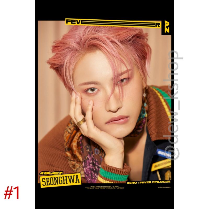 POSTER ATEEZ (SEONGHWA) - ZERO : FEVER EPILOGUE (THE REAL)