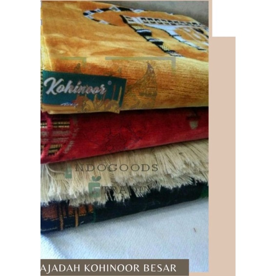 BISA COD Sejadah TURKI Ukuran 70x110 COCOk untk oleh haji/umro