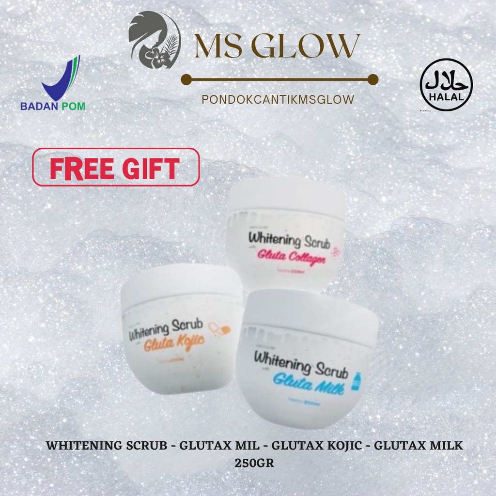 WHITENING SCRUB MS GLOW / BODY SCRUB