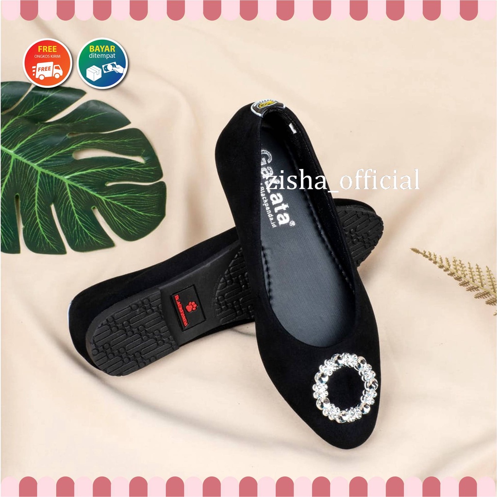 Blackpanda Flat Shoes / Sepatu Black Panda / Sepatu Wanita / Flatshoes Wanita / Black Panda Cirunda