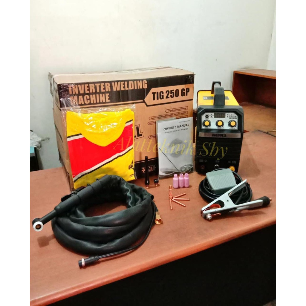 MESIN LAS TIG CALDWELL/INVERTER LAS ARGON/TIG 250GP CALDWELL