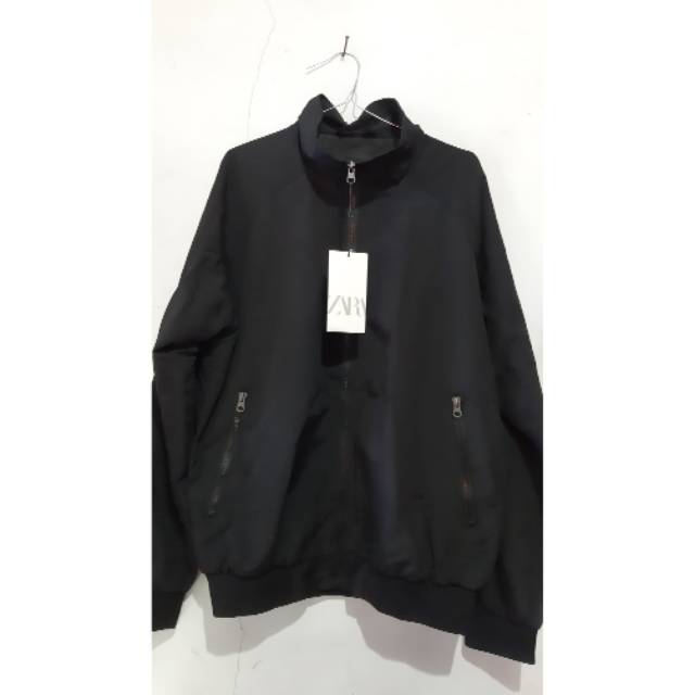 ZARA Zip-Up Technical Bomber Jacket size M - Original ZARA Termurah