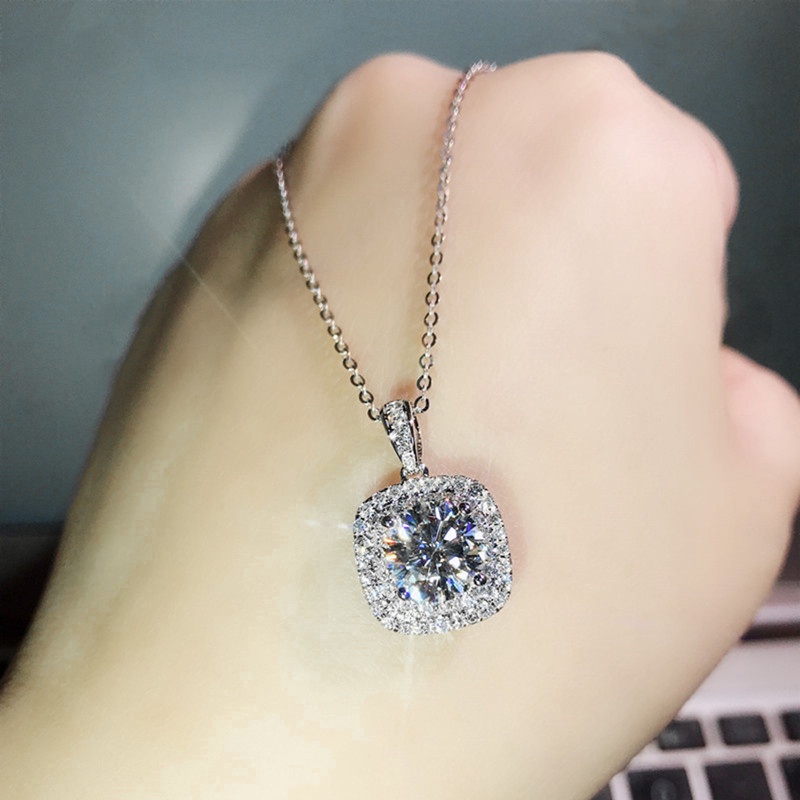 Kalung Kristal Cubic Zirconia AAA Untuk Wanita