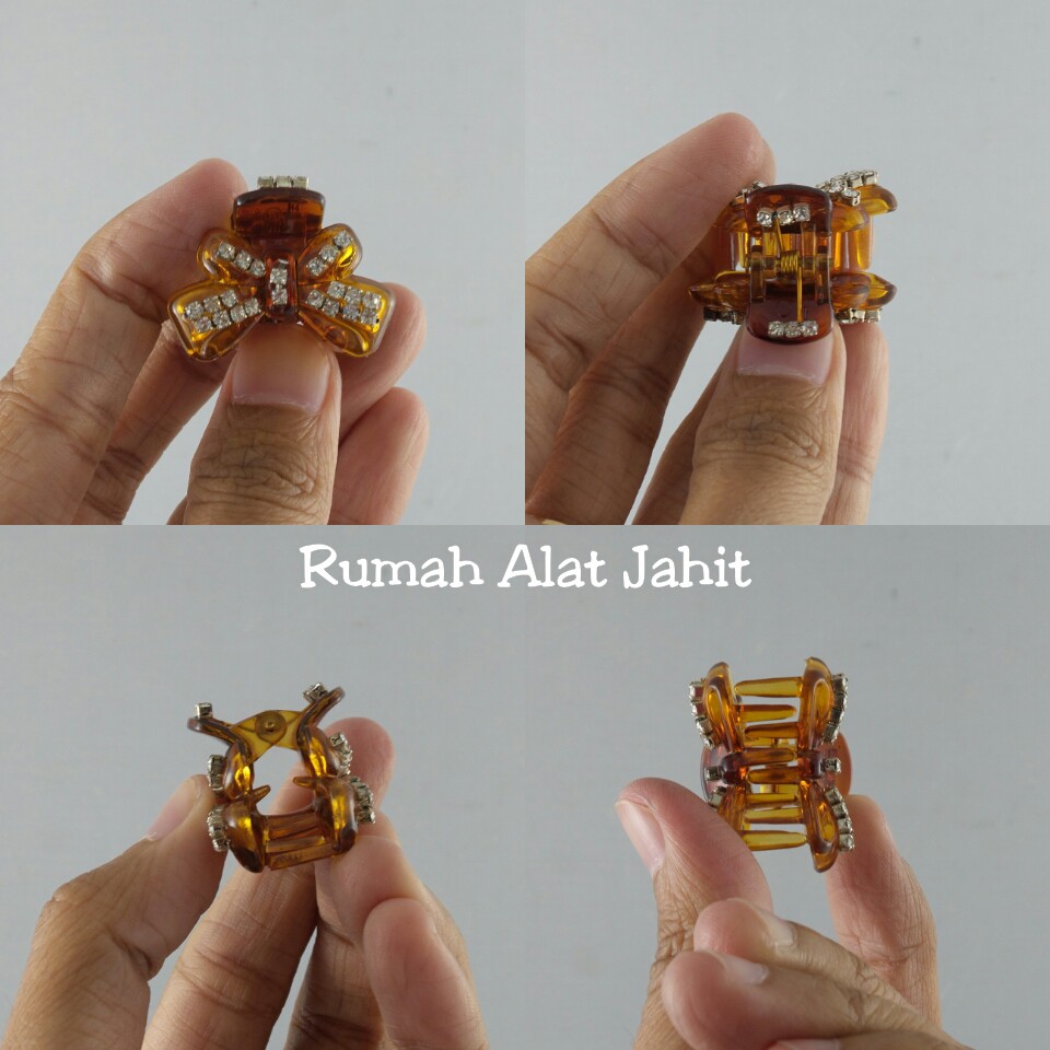Jepit Rambut / Jedai Kecil Permata Pita 07A2 2cm