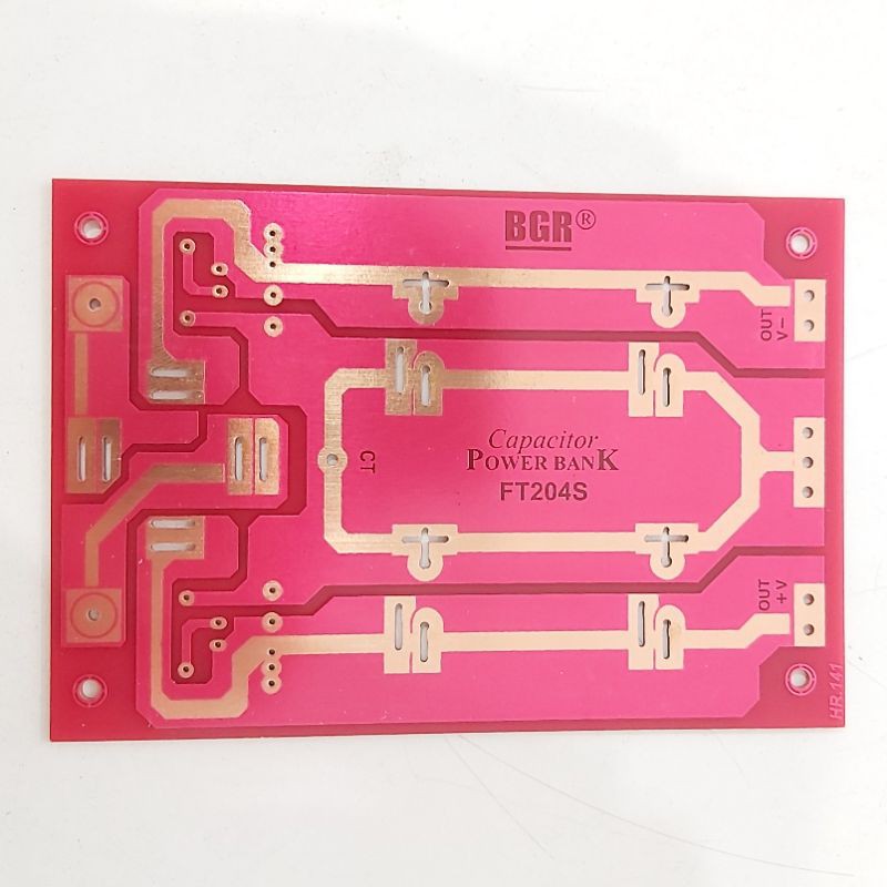 Papan PCB 4 Elco Elko PSU CAPACITOR POWERBANK BELL FT-204S