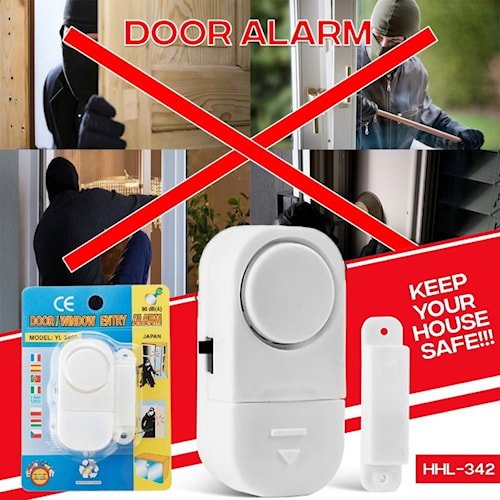 Terbaru  Paket Pengaman / Pengaman Pintu Jendela / Alarm Anti Maling / Alarm Pintu Anti Maling / Bel