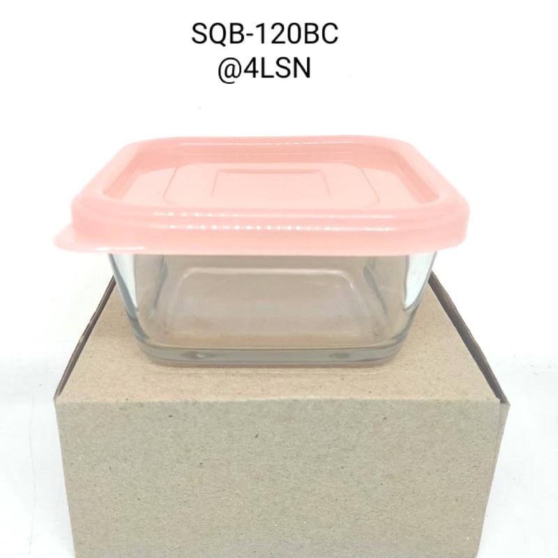 Mangkok Kaca / Mangkok Kotak / Mangkok Tutup SQB-120BC