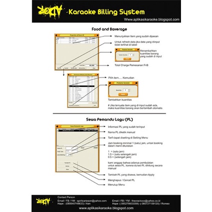 Software RoDA Karaoke Billing System Terbaru .0 UNLIMITED PC UPDATE
