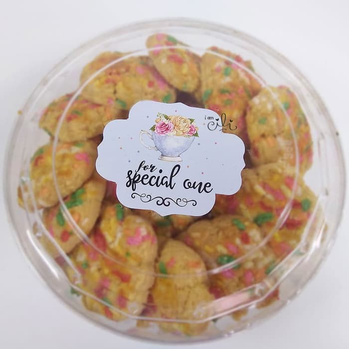

cli121 SN03 Stiker Toples dus Kue kering tema special one