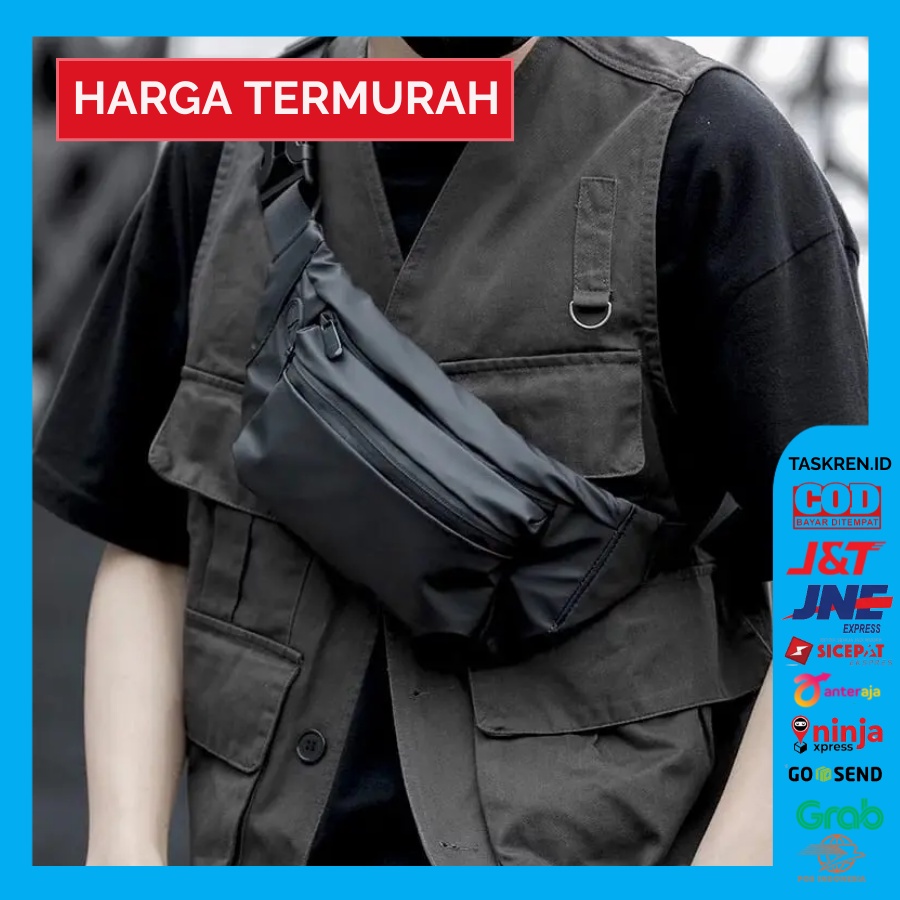 TAS PRIA TAS SELEMPANG PINGGANG PINGANG WAISTBAG WAITSBAG WAISBAG WEISTBAG WAIST BAG WAISHBAG WISTBA