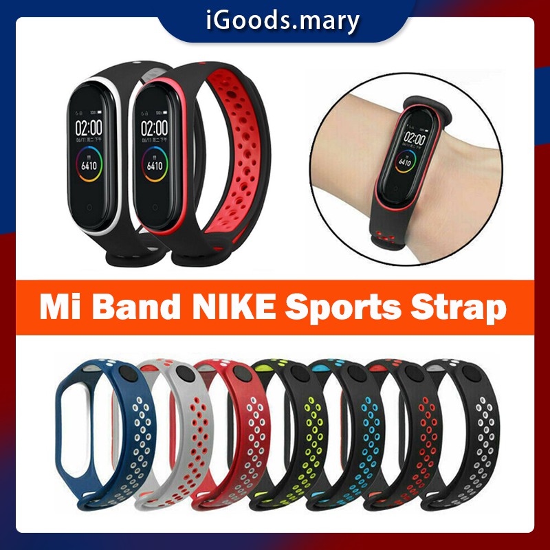 Mi Band Sports Tali Dua Warna Gelang Silikon Lembut Gelang Pengganti Xiaomi 3 4 5 6 Band