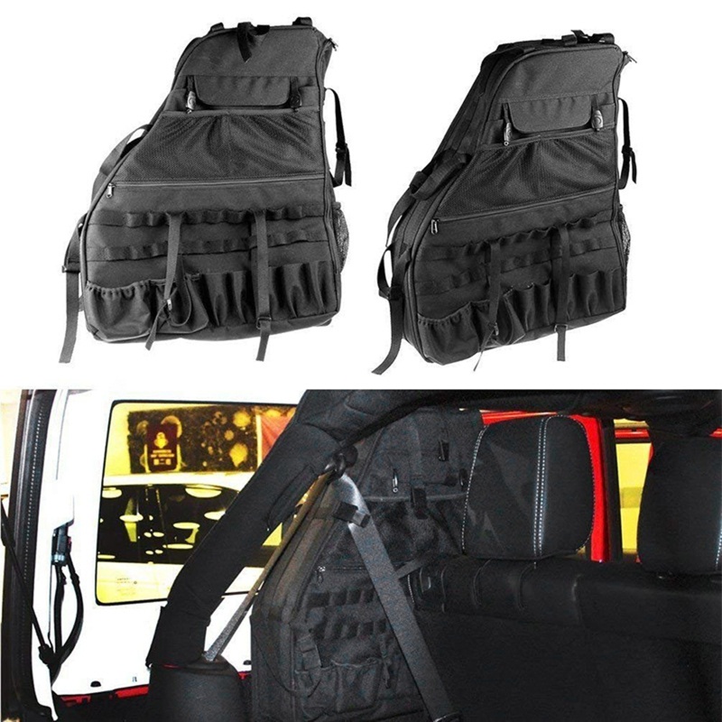 Gro Roll Bar Storage Bag Cargo Organizer Bag Cage Dengan Banyak Saku Untuk Wrangle