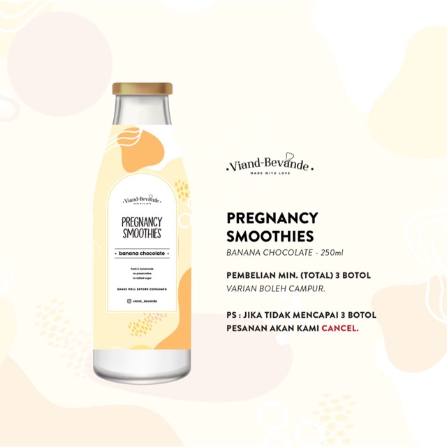 

Pregnancy Smoothies Banana Chocolate