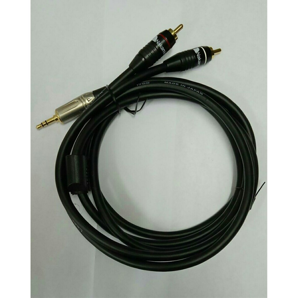 Jual Kabel Canare Original M Aux Jack Mini Mm Stereo Amphenol To Jack Rca Nakamichi