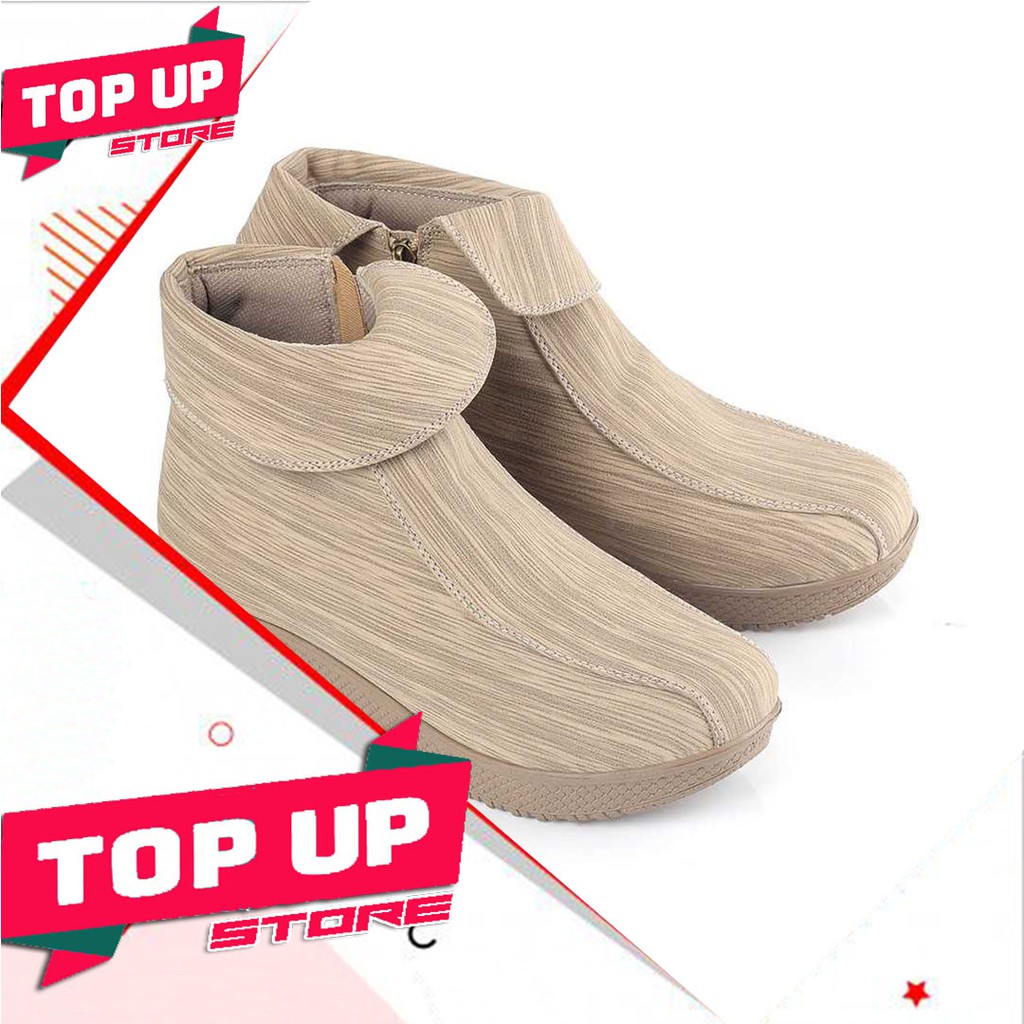 Sepatu Boots Wanita sepatu cewek ankle boot boot pendek boots flat boot rata LKR BCL 523
