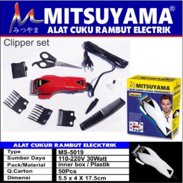 Mesin / Alat cukur dan Potong Rambut GMAX Happy King 802 hh