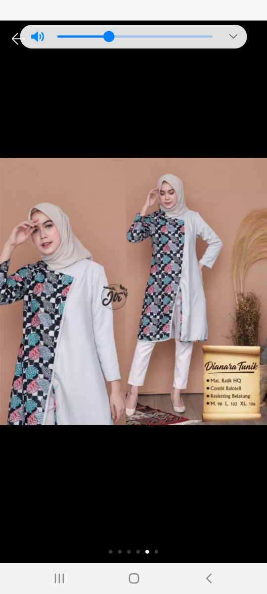 Batik Tunik Shibori Jumputan Terbaru Size S-3l / Hrb026 Yelbor