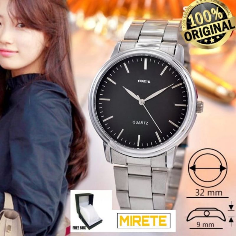 JAM TANGAN WANITA NEW ☑️ BULAT RANTAI STAINLIS STEL FREE BOX DAN BATRAI CADANGAN JAM TANGAN CEWEK RANTAI JAM TANGAN WANITA TAHAN AIR WATER RESISITANT COD BAYAR DI TEMPAT