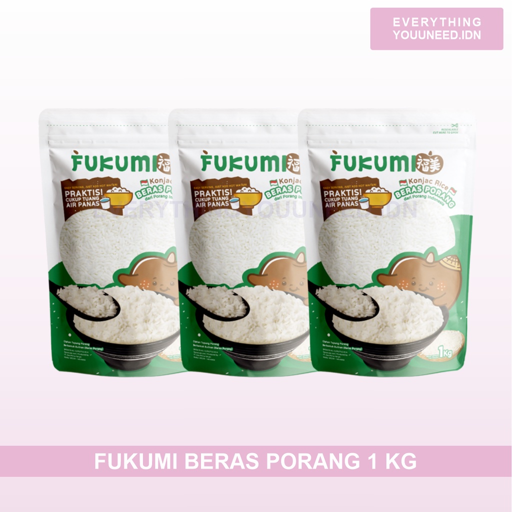 

Beras Fukumi Porang Pouch - Shirataki Rice - Beras Diet (Pouch 1Kg)