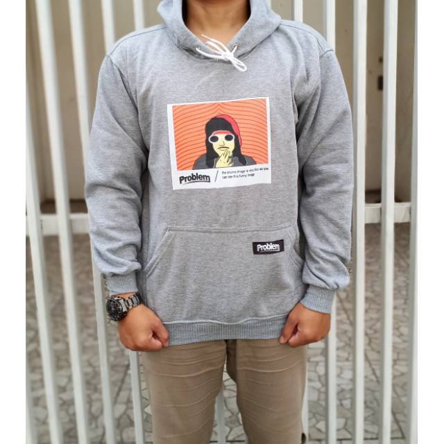 SWEATER DISTRO ABU COWOK KECE TERMURAH