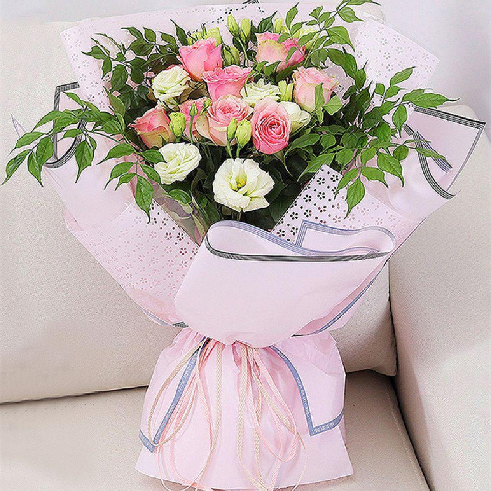 20pcs Kertas Pembungkus Buket Bunga Warna-Warni Untuk Dekorasi Pesta